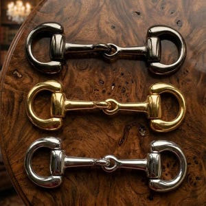 Paardenbitgespset voor handtasbeslag