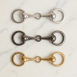 Mors de bride pour chaussures, ornement de chaussure équestre, accessoire de fabrication de chaussures à faire soi-même (76,8 mm)