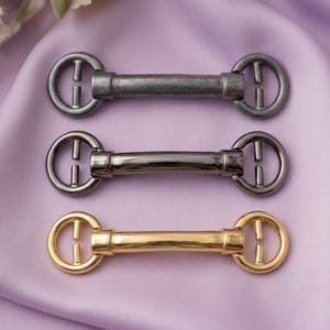 Paardenbitgesp voor schoenen, tassen en accessoires.
