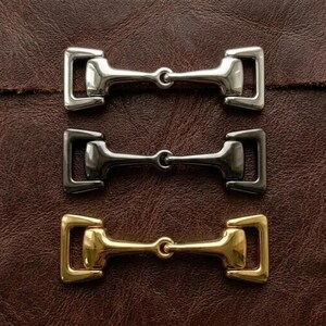 Boucle de fixation en métal à mors pour chaussures, sacs, ceintures et accessoires