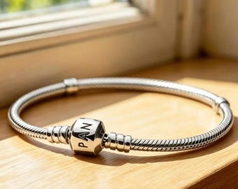 Pandora Moments スパークリング インフィニティ ハート クラスプ 