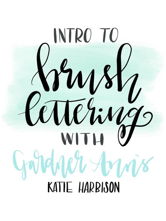 Learn brush lettering deals