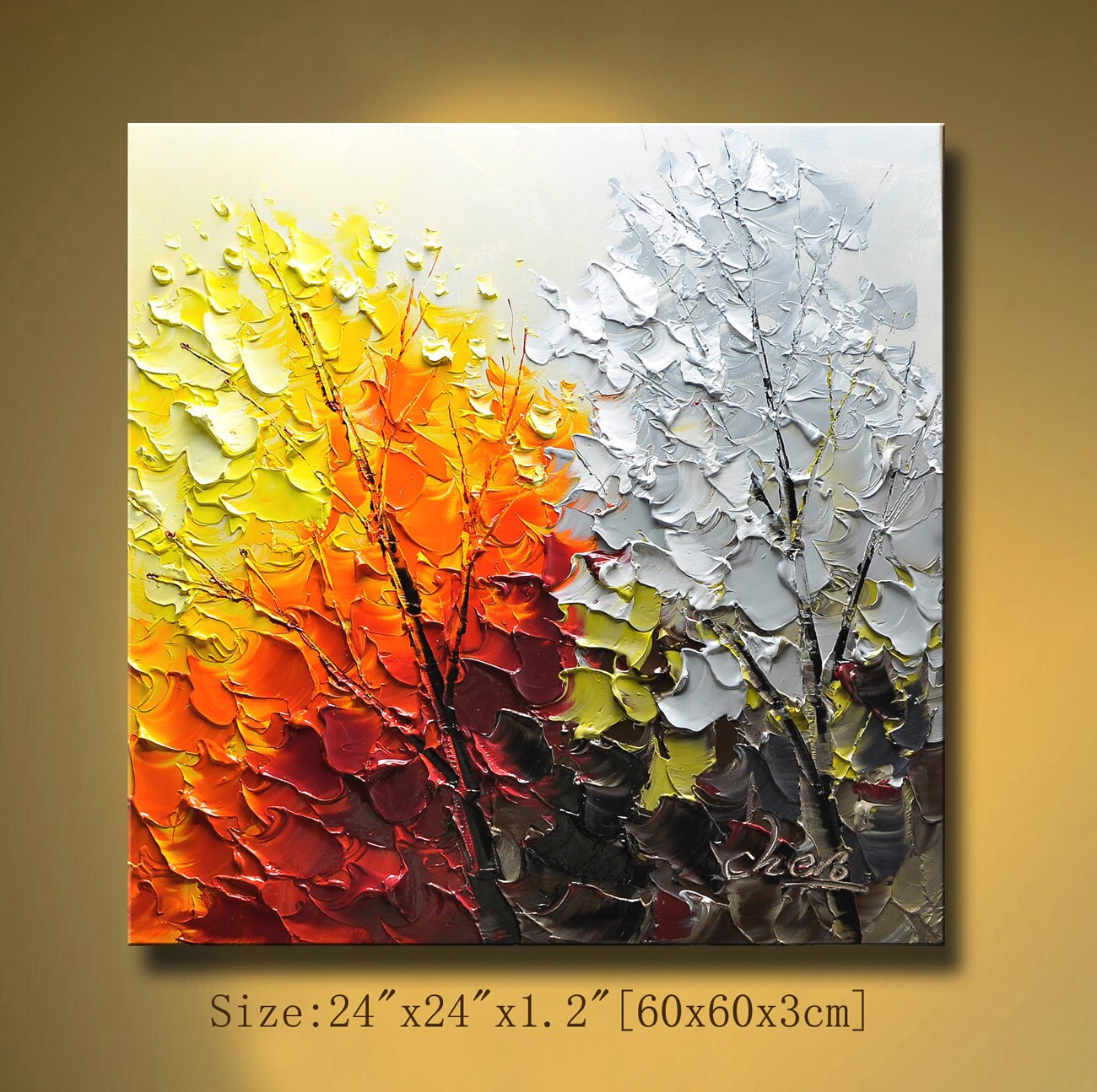 Original Abstract Painting Modern Thick Textured Painting Etsy