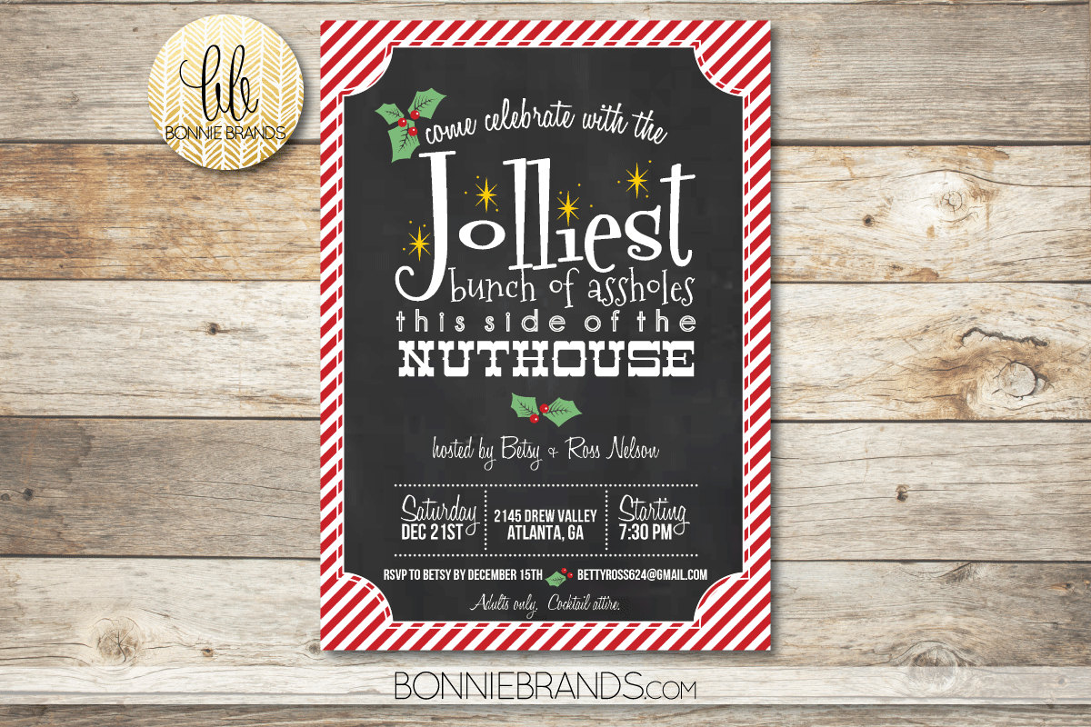Holiday Party Invitation // Christmas Vacation Clark Griswold Theme /…