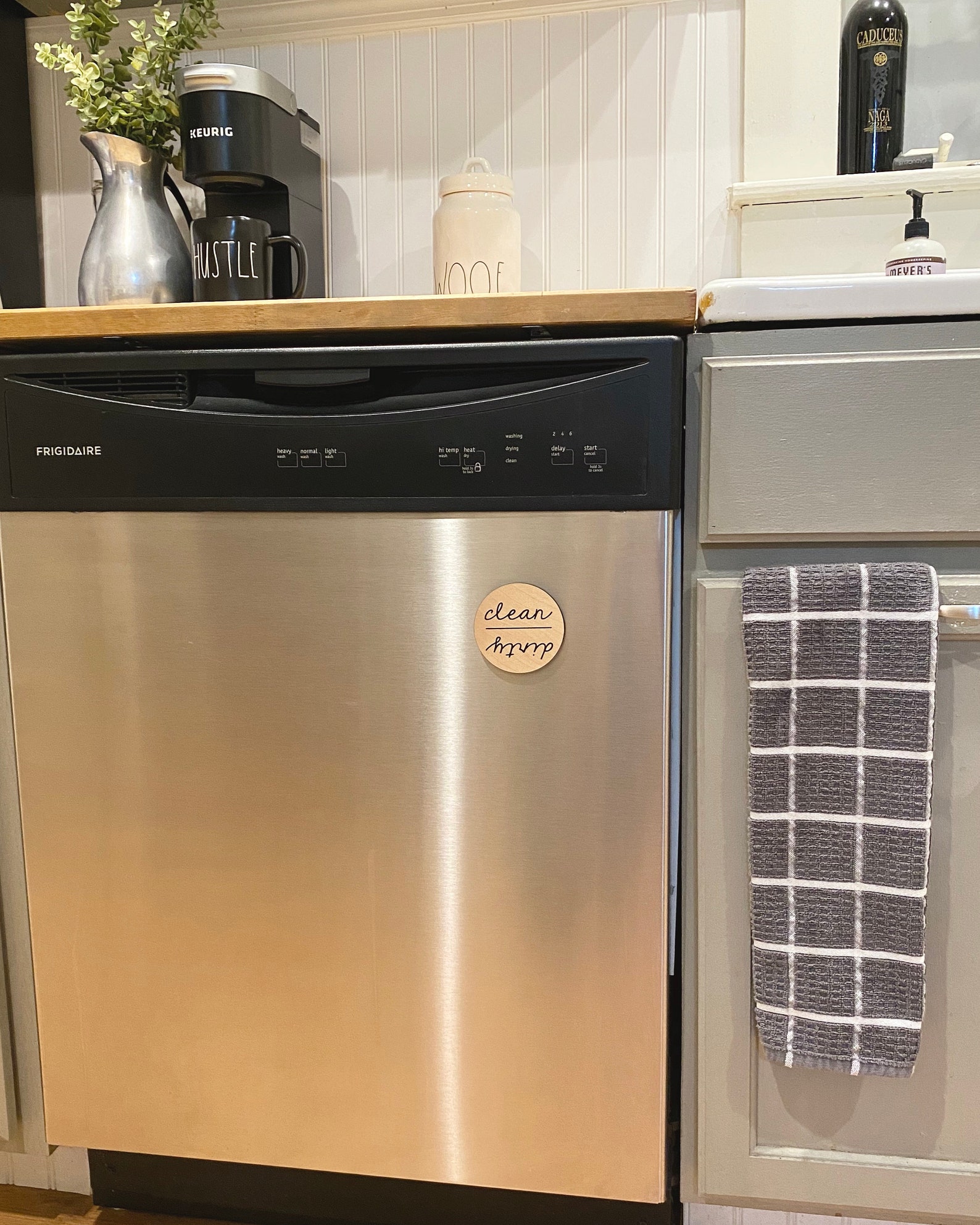 Dishwasher Magnet, Clean Dirty Magnet, Clean Dishes, Dirty Dishes ...
