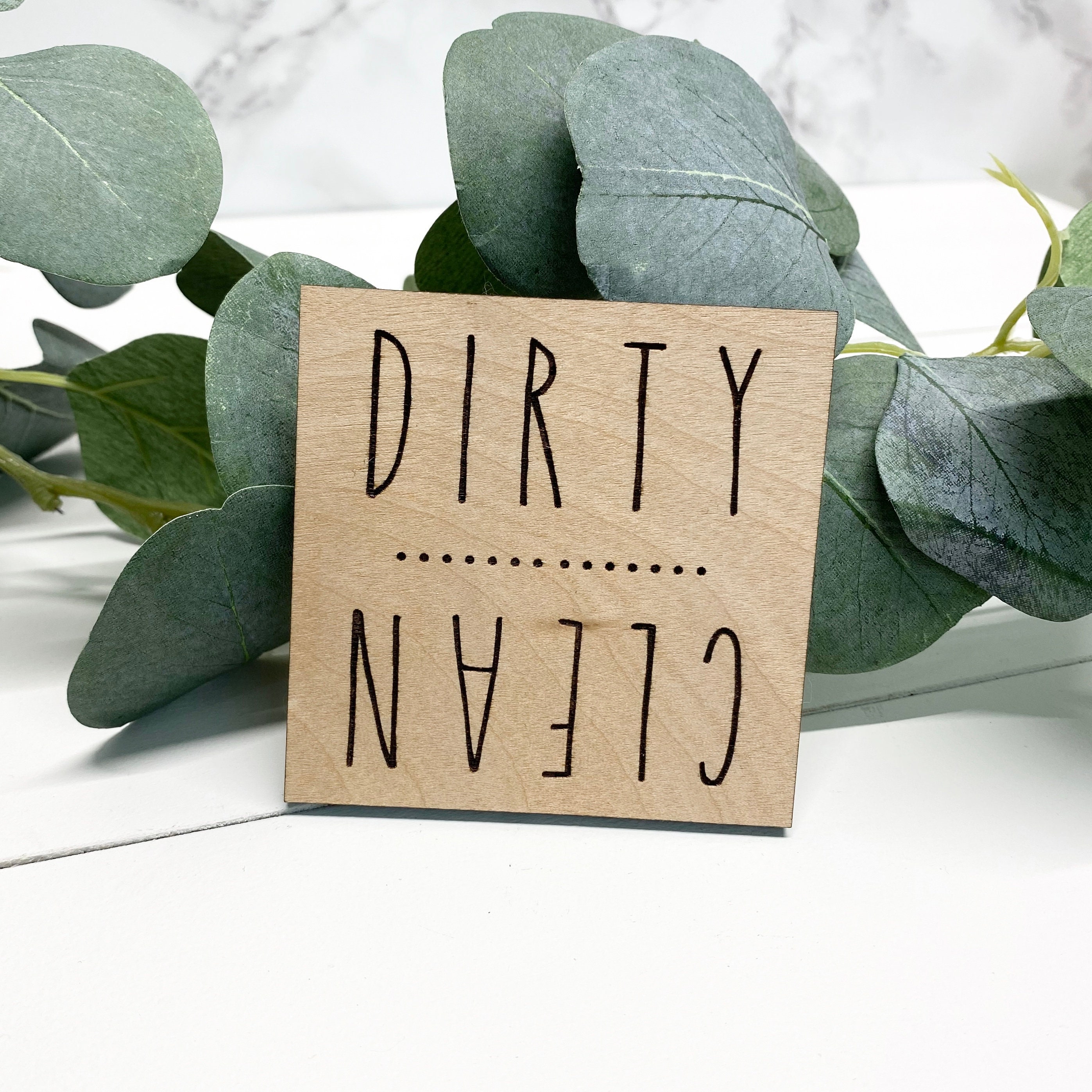 Dishwasher Magnet, Clean Dirty Magnet, Clean Dishes, Dirty Dishes ...