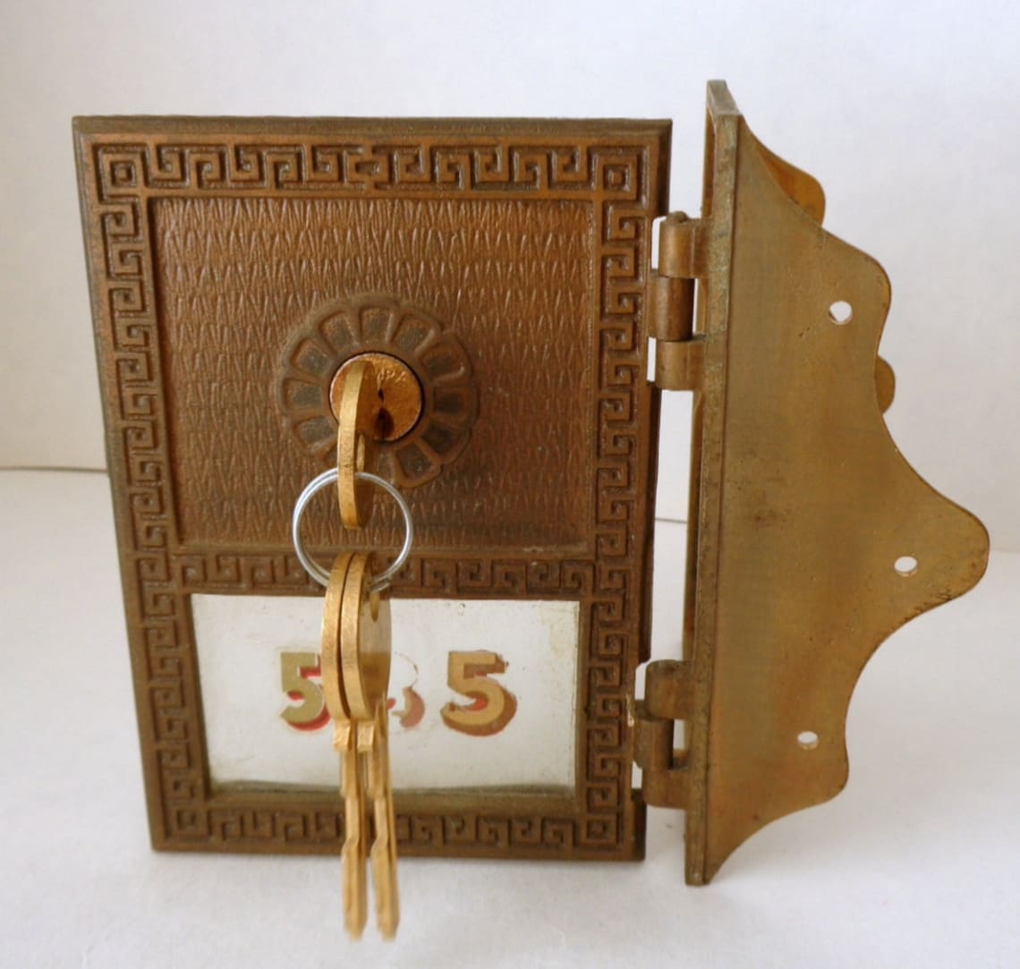 Antique Brass Bronze Yale Post Office Door 3 5/8 x Etsy