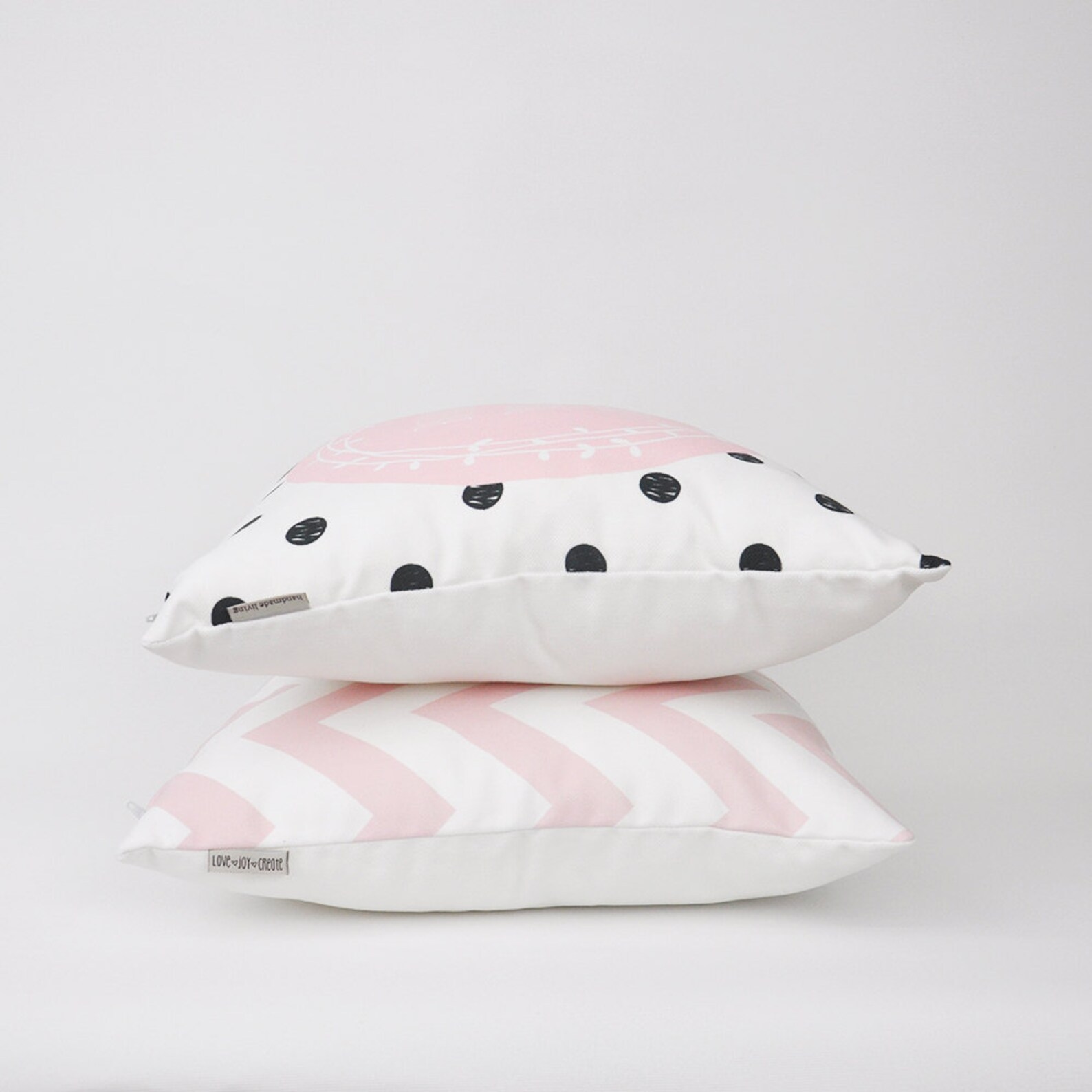 Pink Pastel Modern Throw Pillow Decorative Pillow Geometric Etsy