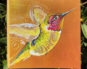 Cards - Gilded Hummer