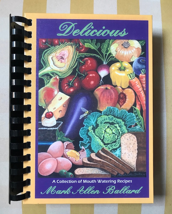 Cookbook Delicious Etsy