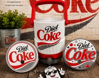 Classic Diet Cola Standard 12 oz Can Cooler Bundle | 3MF Digital Files | 3D Printable