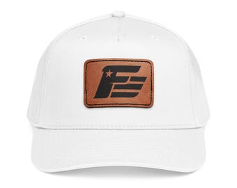 Freiheit Merchandise FM Logo - Baseballkappe mit Lederaufnäher (rechteckig)
