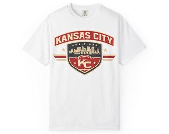 Kansas City Football Skyline - Unisex T-Shirt