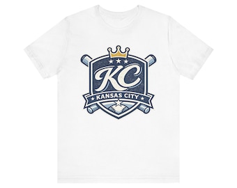 Kansas City KC Baseball - Unisex Jersey Kurzarm-T-Shirt