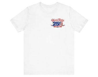 USA Amerika 250-jähriges Jubiläumslogo - Unisex Jersey Kurzarm-T-Shirt