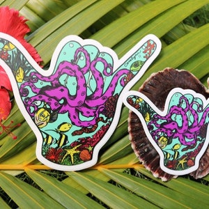 Aloha Shaka sticker (Small)