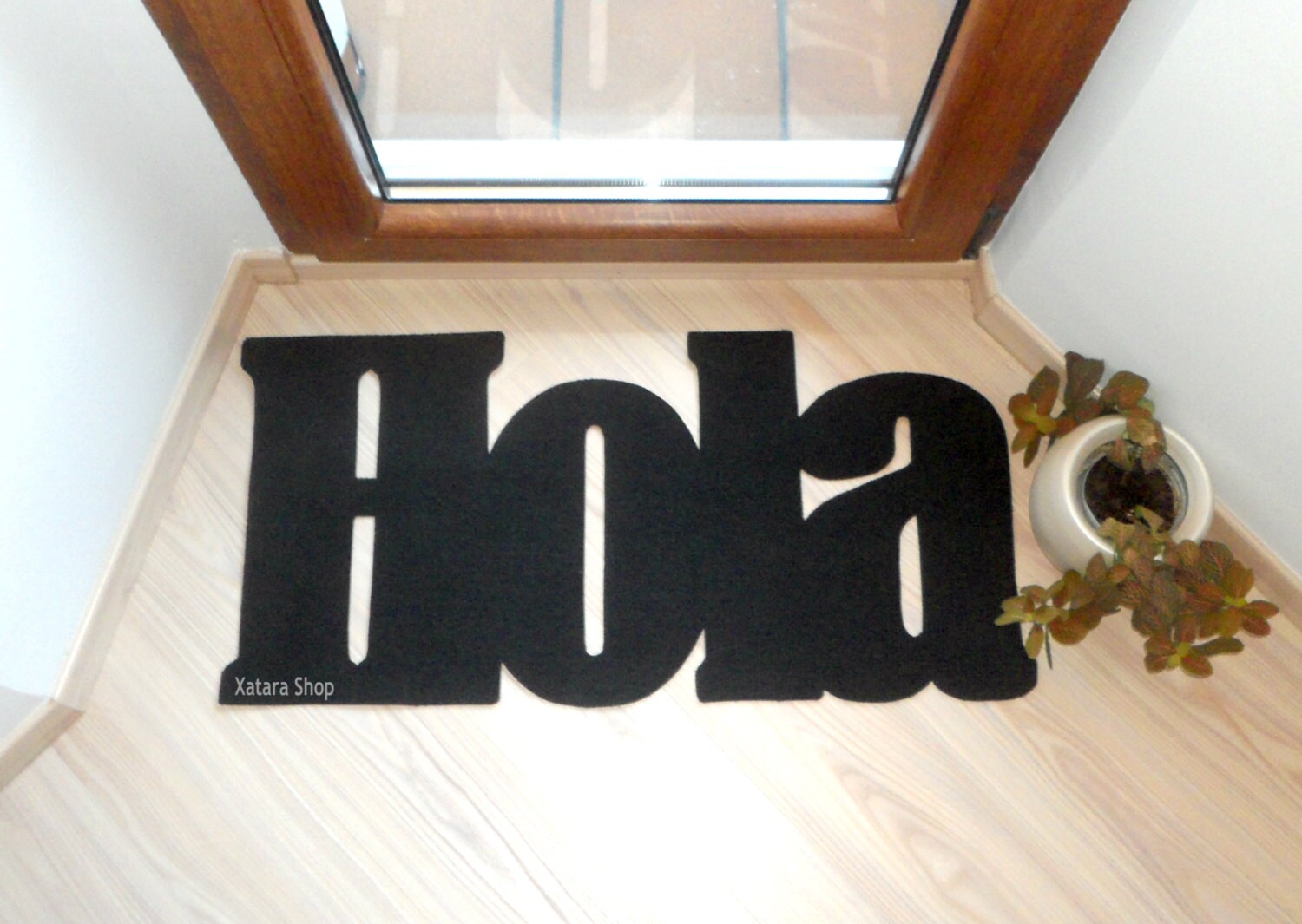 Hola doormat. Hello in Spanish. mat. Personalized Etsy