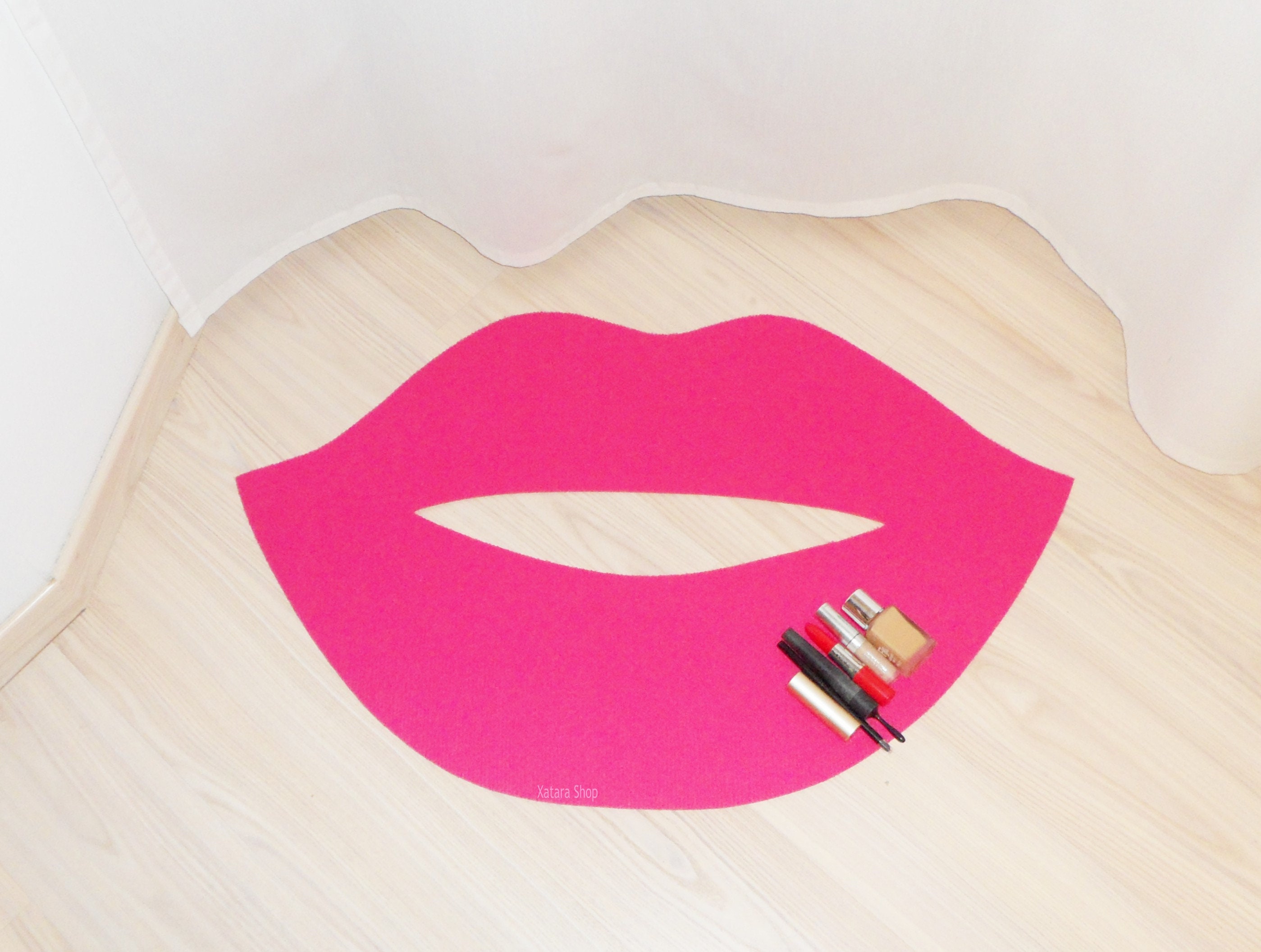 Mouth mat. Kiss Lips floor mat special slim door mat. Choose Etsy