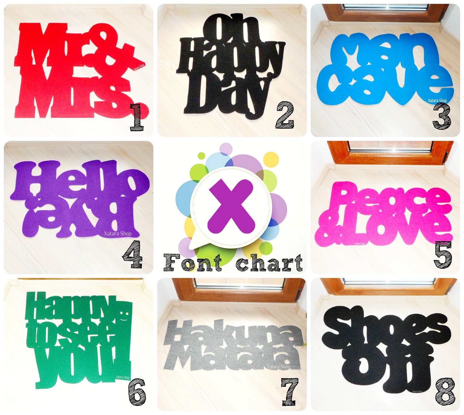 Carpe Diem Mat Custom Doormat. Positive Sign Etsy