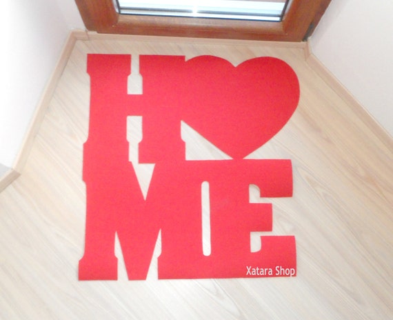 Romantic floor mat Welcome home decor Slim Just married floor mat The best wedding gift