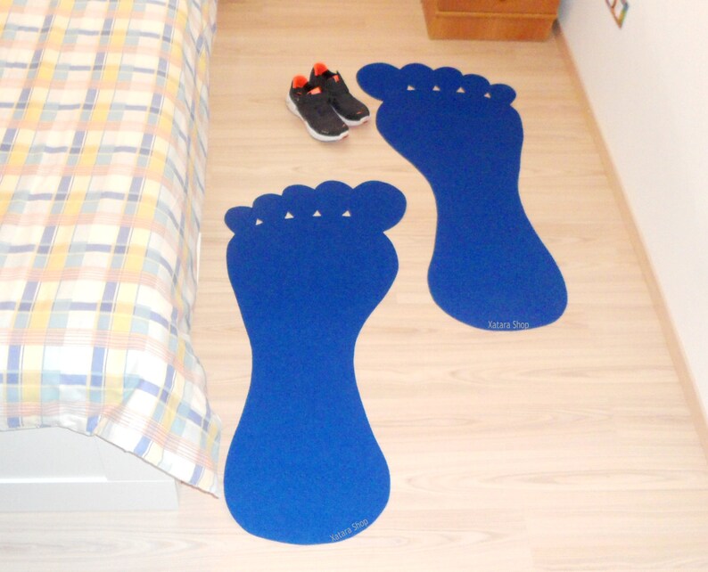 Foot Rug Shape. Bath Mat or Mat Slim Design Etsy