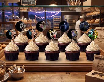 Adornos para cupcakes de la película GOAT / Adornos personalizados para cupcakes de cumpleaños con temática de GOAT / Decoraciones personalizadas para fiestas de GOAT /