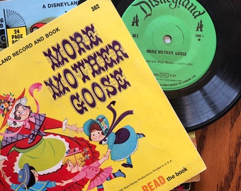 vintage Tunes ... More MOTHER GOOSE book and 45 in sleeve