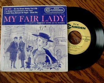 vintage Tunes ... My FAIR LADY 45 RECORD in Sleeve ...