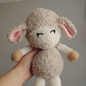 Lucille Spring Lamb Knitting Pattern Amigurumi PDF