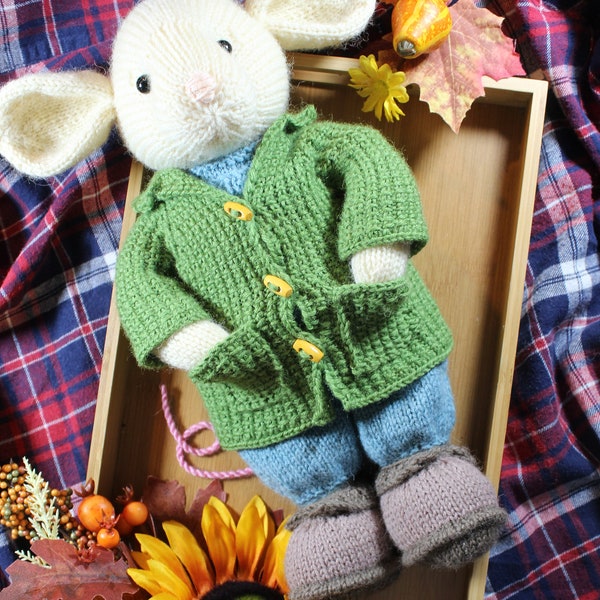 Maurice the Autumnal Mouse Amigurumi Toy Knitting Pattern PDF Instructions