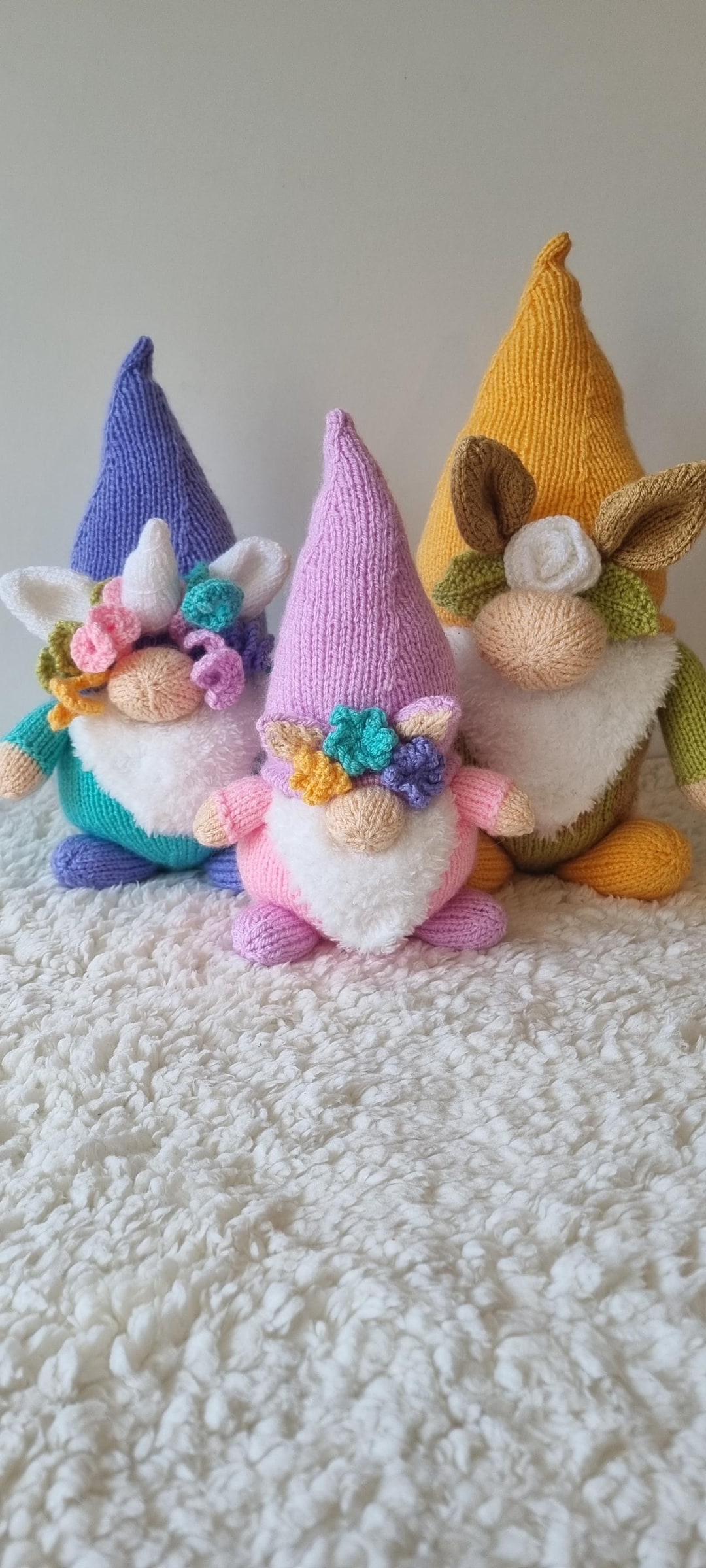 Springtime Whimsy Tomte Gnomes Knitting Pattern PDF - Etsy UK