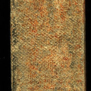 Peut inclure: Gros plan sur une couverture de livre textur&eacute;e de couleur dor&eacute;e avec une teinte brun rouge&acirc;tre. La couverture a un aspect l&eacute;g&egrave;rement us&eacute;.