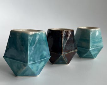 Cubo Vaso - Geometric Ceramic Cup