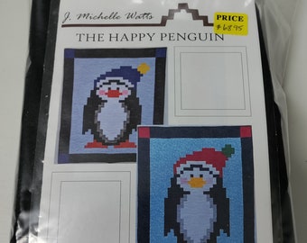 Quilt Kit Complete - 2" Strips - "The Happy Penguin" by J. Michelle Watts