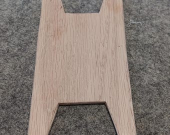 Handmade Wood Binding Holder Tool - 6" by 3" - 1-1/4" Opening - Back in Stock