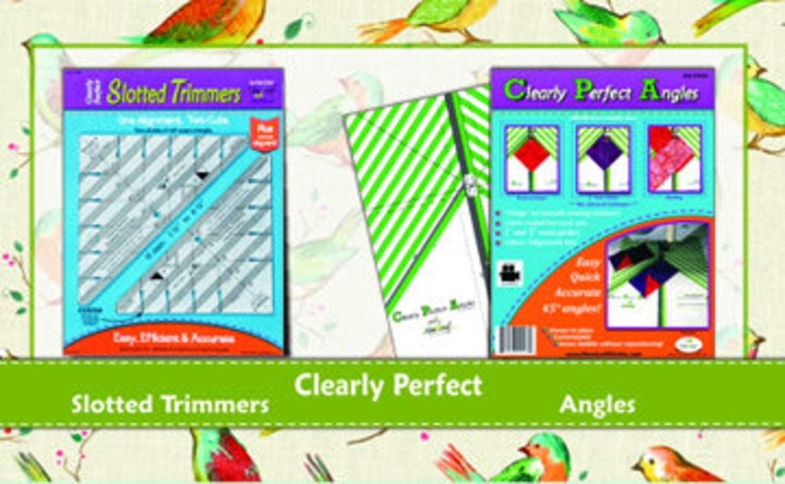 Clearly Perfect Slotted Trimmers New Leaf Stitches Trimmer Etsy