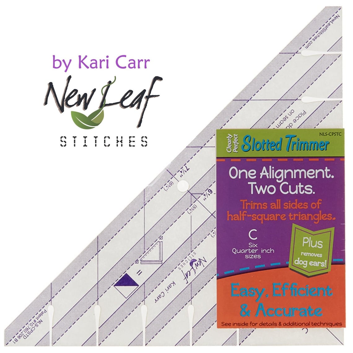 Clearly Perfect Slotted Trimmers New Leaf Stitches Trimmer Etsy