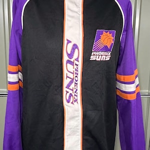 Vintage 90s Phoenix Suns NBA Warm Up Jacket Sportonics Size XL
