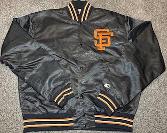 Vintage 90s San Francisco Giants Starter Satin Jacket - MLB Baseball Bomber (L)
