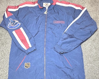 Vintage 90s Vancouver Canucks NHL Starter Jacket Windbreaker