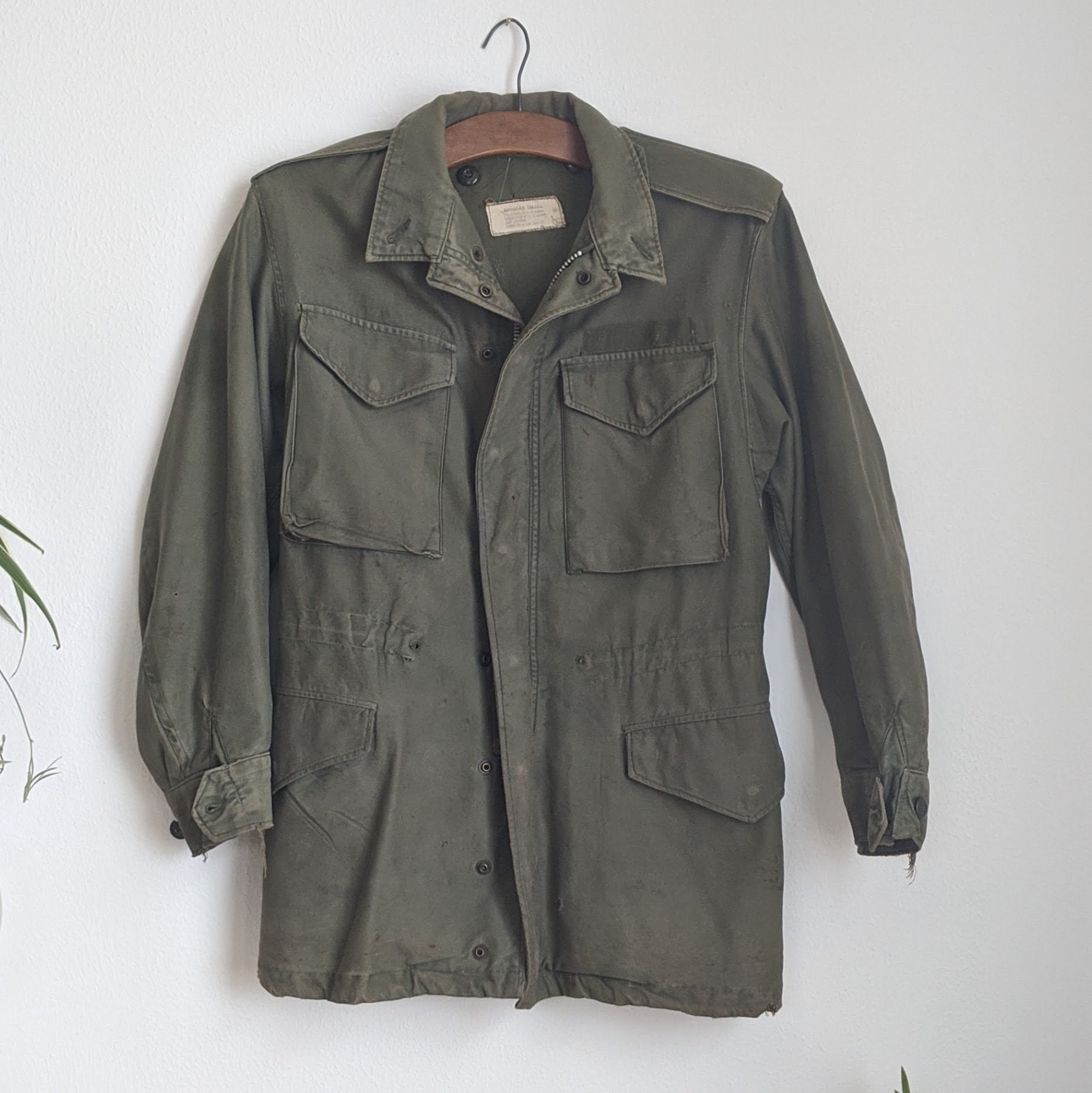 Vintage Army Military Field Jacket US Army Jacket in OG 107 Etsy