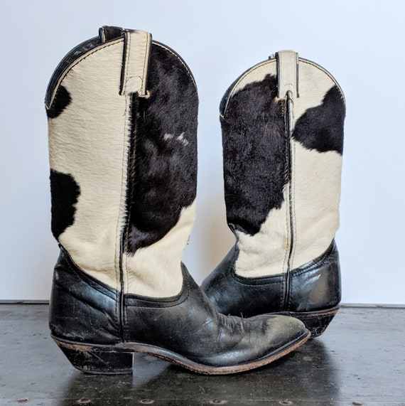 pony hair cowboy boots