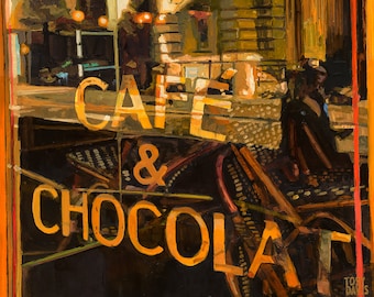 London Cafe Print