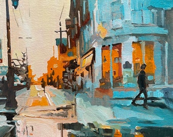 Pearson Street - 1 day painting 3/13/24