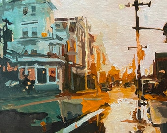 Bleaker Street- 1 day painting 3/9/24