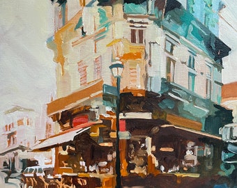 Esquina Cafe - 1 day painting 3/2/24