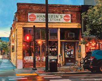 Hannifin"s Cigar Shop Print