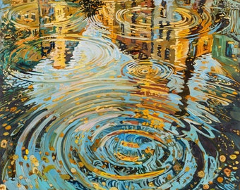 Original Oil Painting - "Ripples no.1"