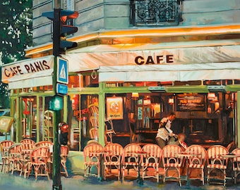 Paris Cafe Print