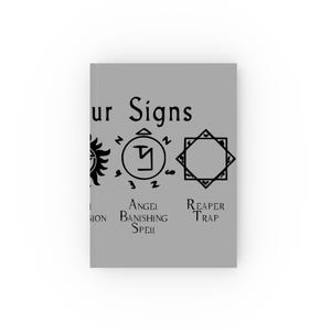 Supernatural Symbols Journal | Men of Letters Hardcover Notebook | SPN Fan Gift